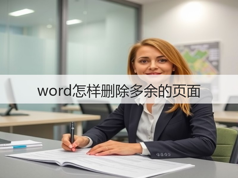 word怎样删除多余的页面 - 诺云壹观办公网