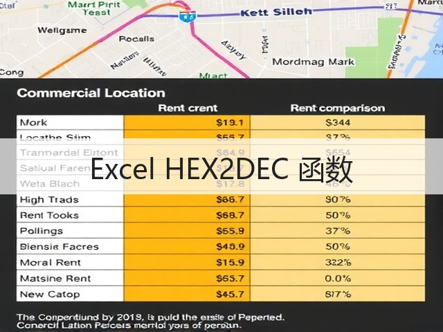 Excel HEX2DEC 函数(图2) Excel HEX2DEC 函数(图2)