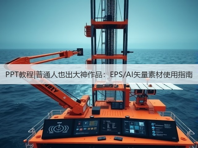 PPT教程|普通人也出大神作品：EPS/AI矢量素材使用指南(图3)
