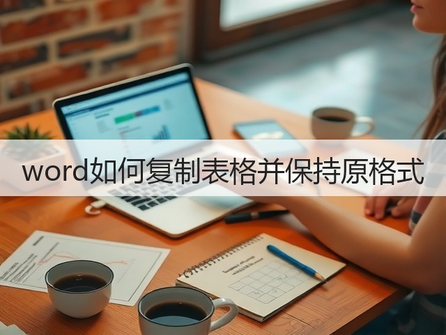 word如何复制表格并保持原格式(图1)