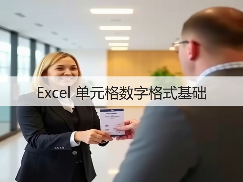 Excel 单元格数字格式基础 - 诺云壹观办公网