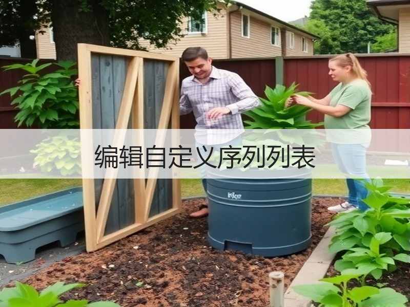 编辑自定义序列列表 - 诺云壹观办公网