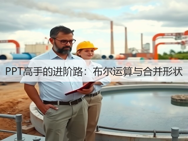 PPT高手的进阶路:布尔运算与合并形状(图2) PPT高手的进阶路:布尔运算与合并形状(图2)