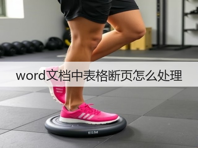 word文档中表格断页怎么处理(图1)