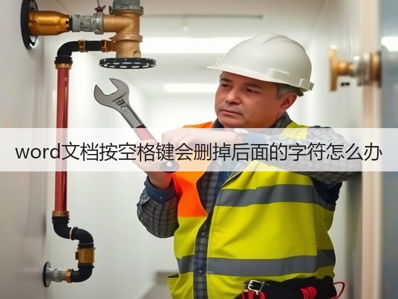 word文档按空格键会删掉后面的字符怎么办 - 诺云壹观办公网