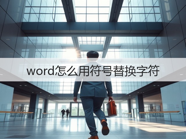 word怎么用符号替换字符(图1)