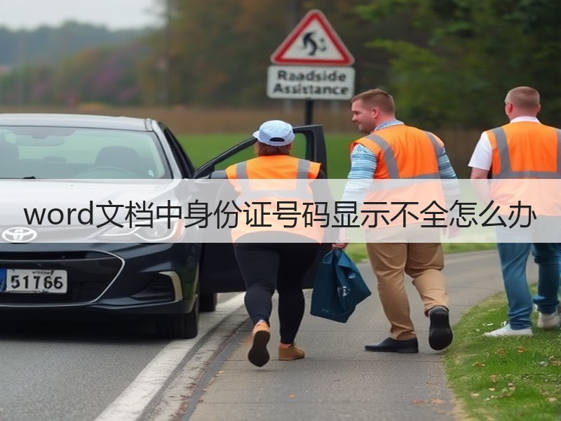 word文档中身份证号码显示不全怎么办 - 诺云壹观办公网