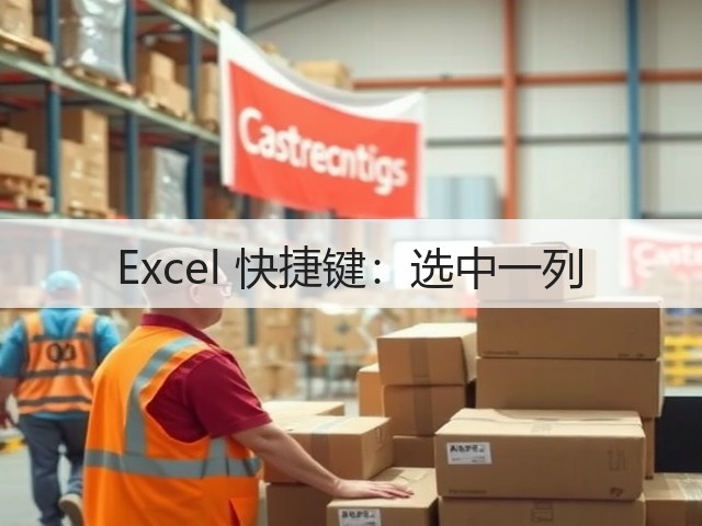 Excel 快捷键:选中一列(图1) Excel 快捷键:选中一列(图1)