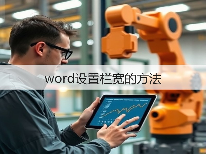 word设置栏宽的方法 - 诺云壹观办公网