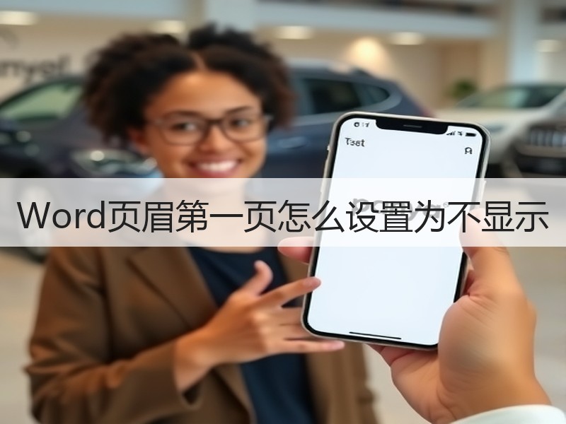 Word页眉第一页怎么设置为不显示 - 诺云壹观办公网