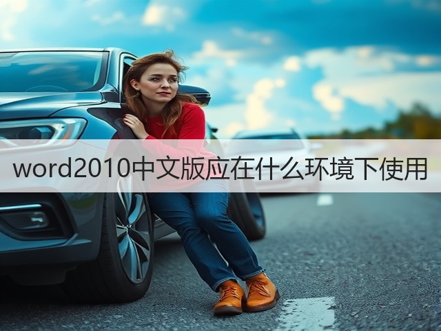 word2010中文版应在什么环境下使用(图2) word2010中文版应在什么环境下使用(图2)