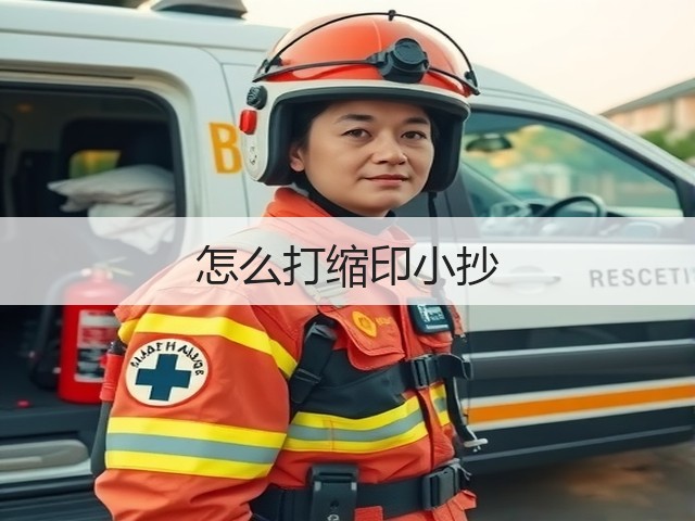 怎么打缩印小抄(图3) 怎么打缩印小抄(图3)