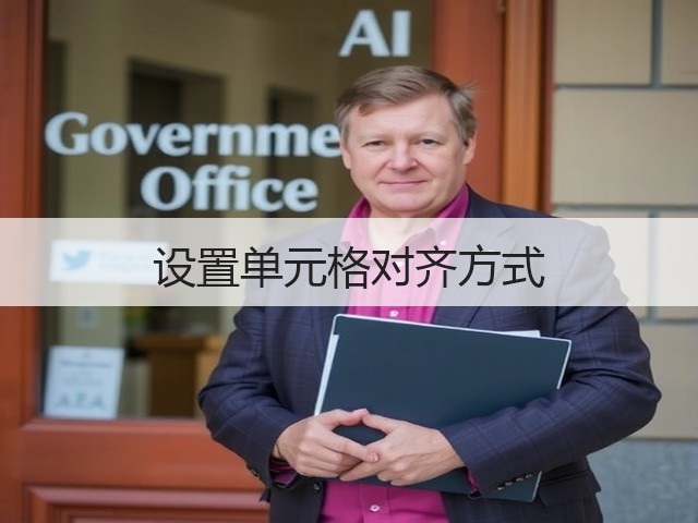 设置单元格对齐方式(图3) 设置单元格对齐方式(图3)