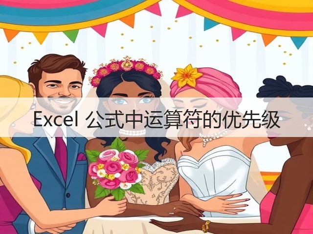 Excel 公式中运算符的优先级(图1) Excel 公式中运算符的优先级(图1)
