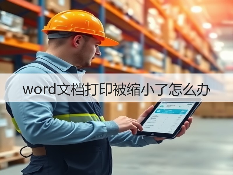 word文档打印被缩小了怎么办 - 诺云壹观办公网