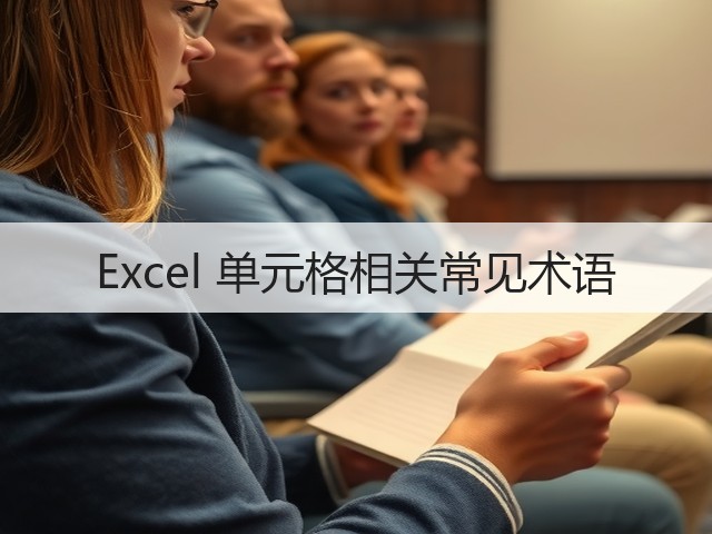 Excel 单元格相关常见术语(图1) Excel 单元格相关常见术语(图1)