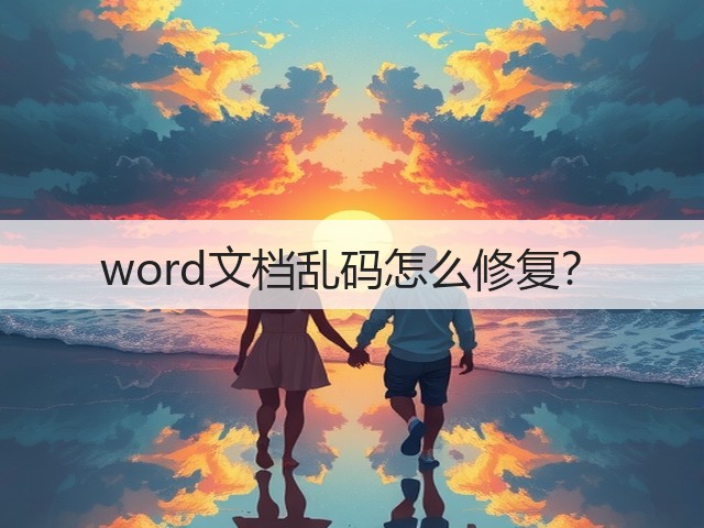 word文档乱码怎么修复?(图1) word文档乱码怎么修复?(图1)