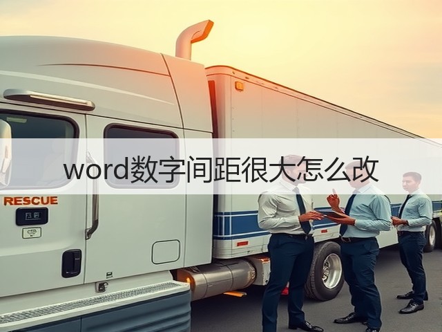 word数字间距很大怎么改(图3)
