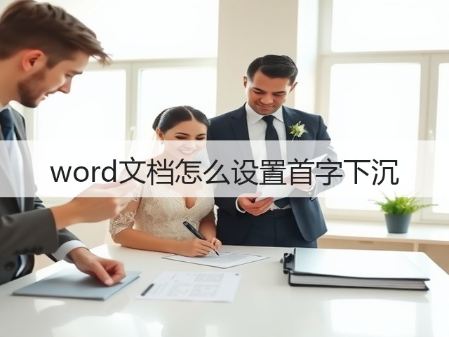 word文档怎么设置首字下沉(图3)