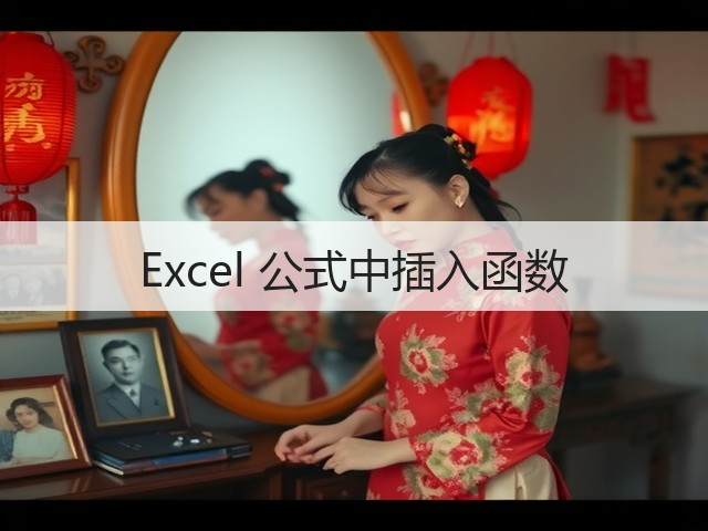 Excel 公式中插入函数(图1)