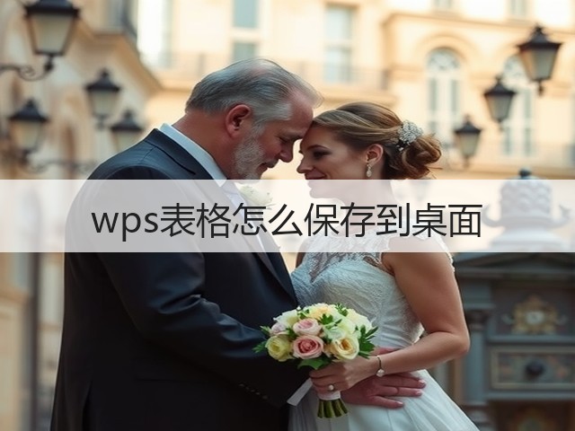 wps表格怎么保存到桌面(图1) wps表格怎么保存到桌面(图1)