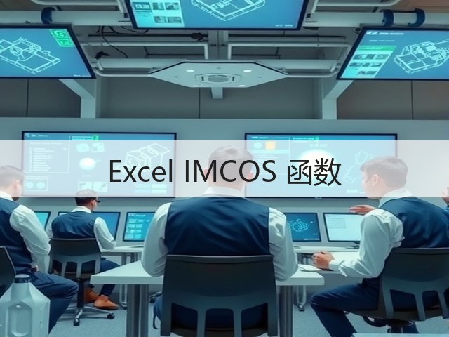 Excel IMCOS 函数(图2) Excel IMCOS 函数(图2)