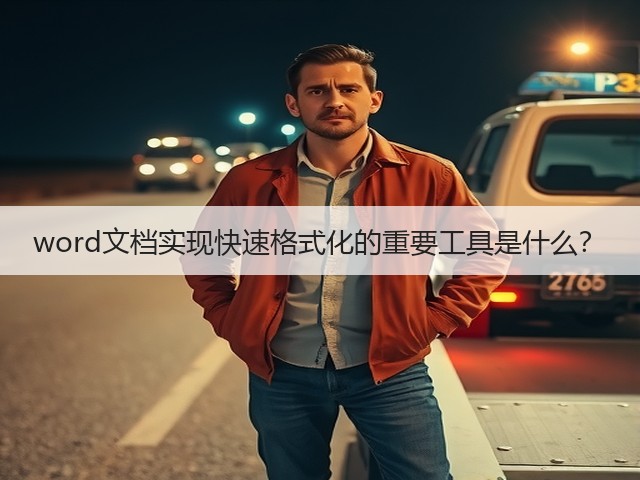 word文档实现快速格式化的重要工具是什么？(图3)