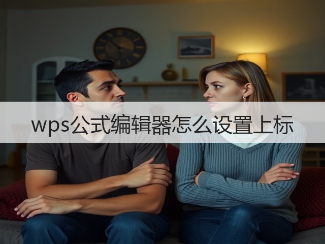 wps公式编辑器怎么设置上标(图3) wps公式编辑器怎么设置上标(图3)