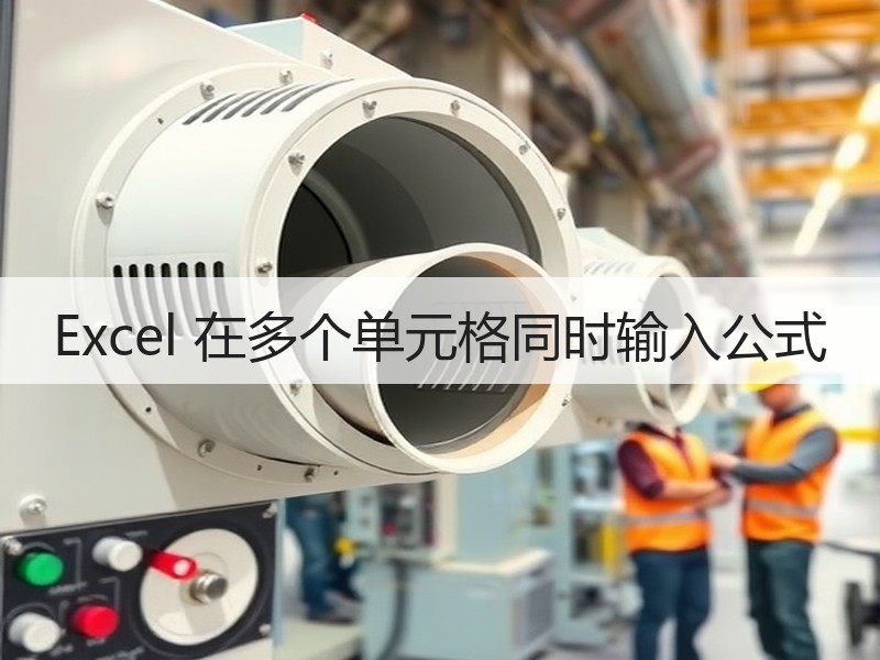 Excel 在多个单元格同时输入公式 - 诺云壹观办公网
