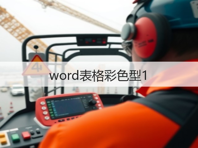 word表格彩色型1(图2) word表格彩色型1(图2)