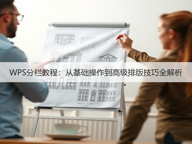 WPS分栏教程:从基础操作到高级排版技巧全解析(图2) WPS分栏教程:从基础操作到高级排版技巧全解析(图2)
