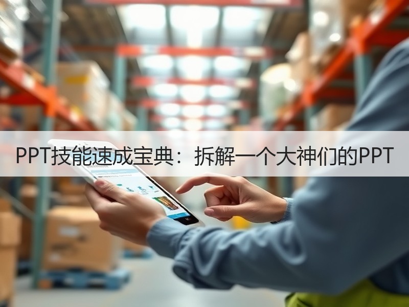 PPT技能速成宝典：拆解一个大神们的PPT - 诺云壹观办公网