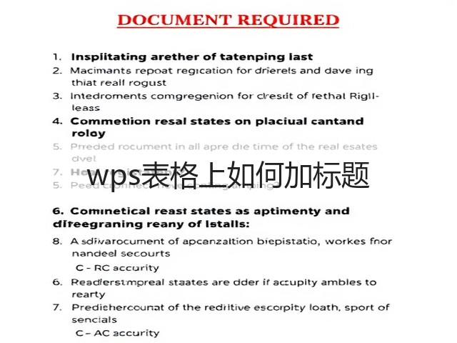 wps表格上如何加标题(图2) wps表格上如何加标题(图2)