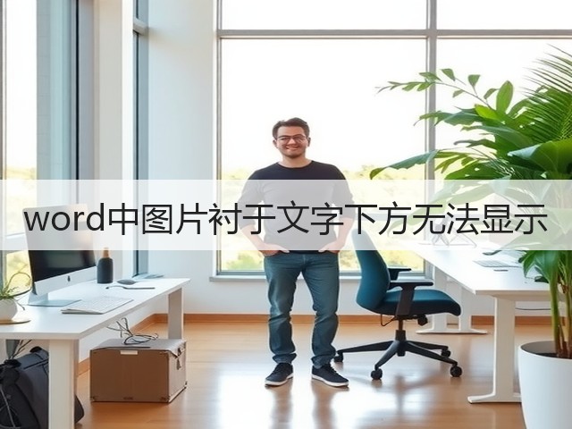 word中图片衬于文字下方无法显示(图1) word中图片衬于文字下方无法显示(图1)