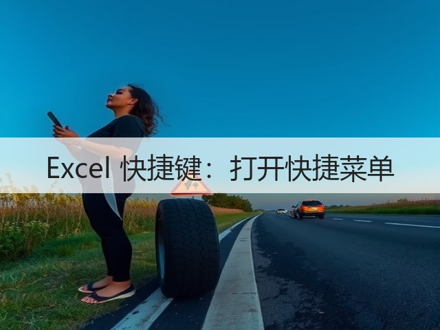 Excel 快捷键:打开快捷菜单(图2) Excel 快捷键:打开快捷菜单(图2)
