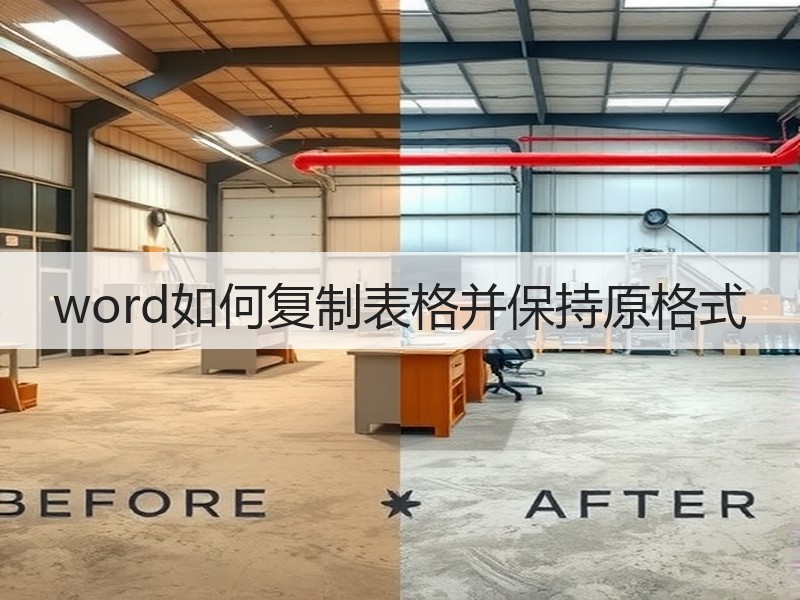 word如何复制表格并保持原格式 - 诺云壹观办公网