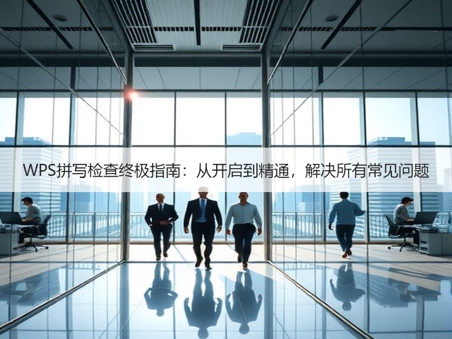 WPS拼写检查终极指南：从开启到精通，解决所有常见问题(图1)