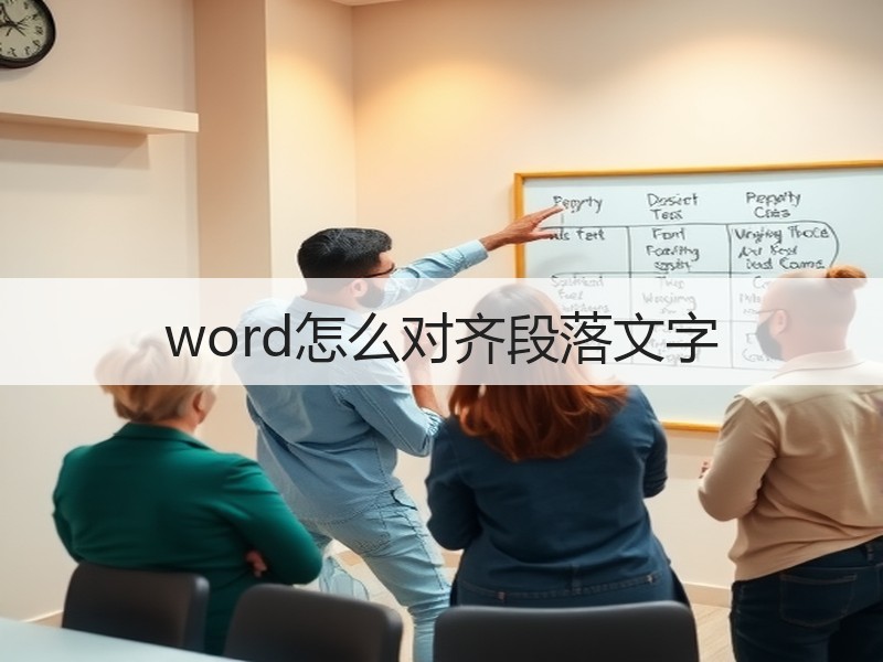 word怎么对齐段落文字 - 诺云壹观办公网