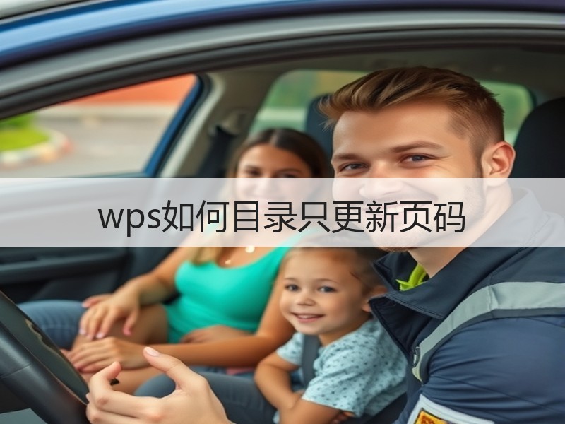 wps如何目录只更新页码 - 诺云壹观办公网