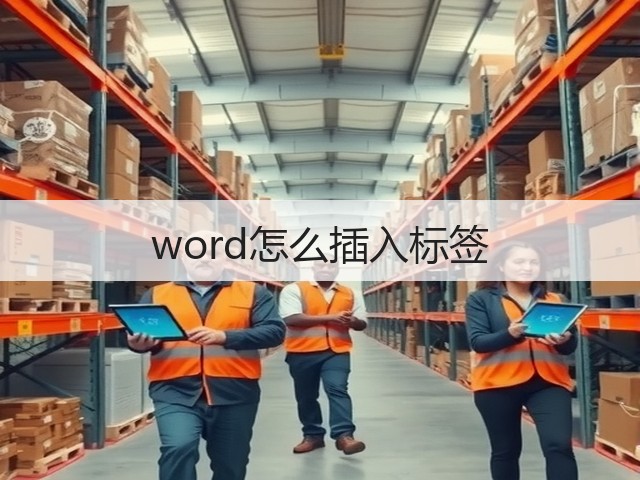 word怎么插入标签(图1)
