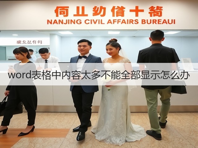 word表格中内容太多不能全部显示怎么办(图3)