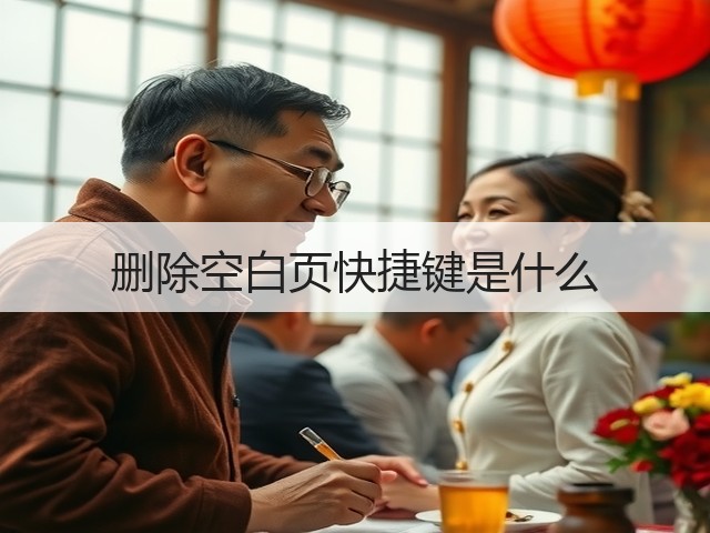 删除空白页快捷键是什么(图1) 删除空白页快捷键是什么(图1)