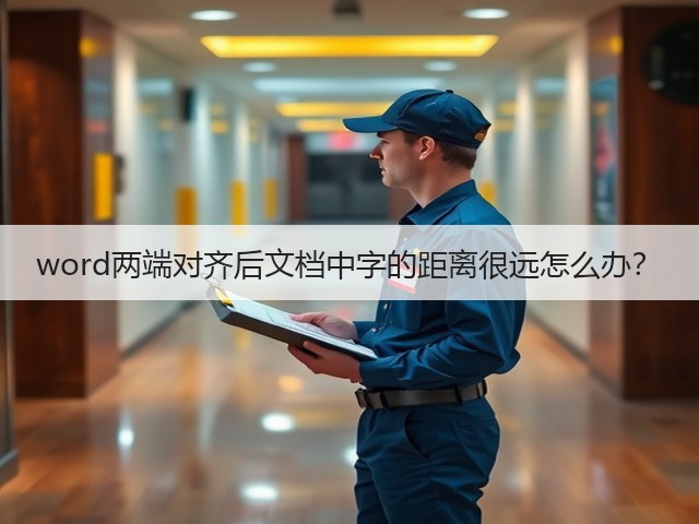 word两端对齐后文档中字的距离很远怎么办?(图1) word两端对齐后文档中字的距离很远怎么办?(图1)