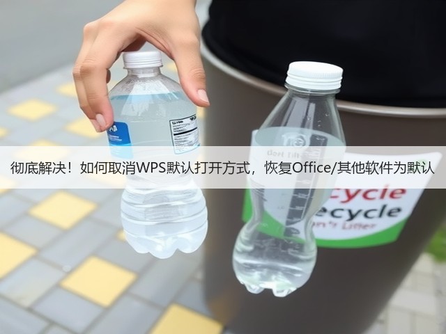 彻底解决！如何取消WPS默认打开方式，恢复Office/其他软件为默认(图1)