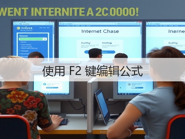 使用 F2 键编辑公式(图3)
