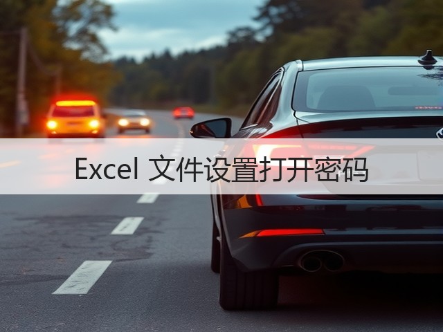 Excel 文件设置打开密码(图1)