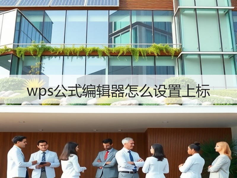 wps公式编辑器怎么设置上标 - 诺云壹观办公网