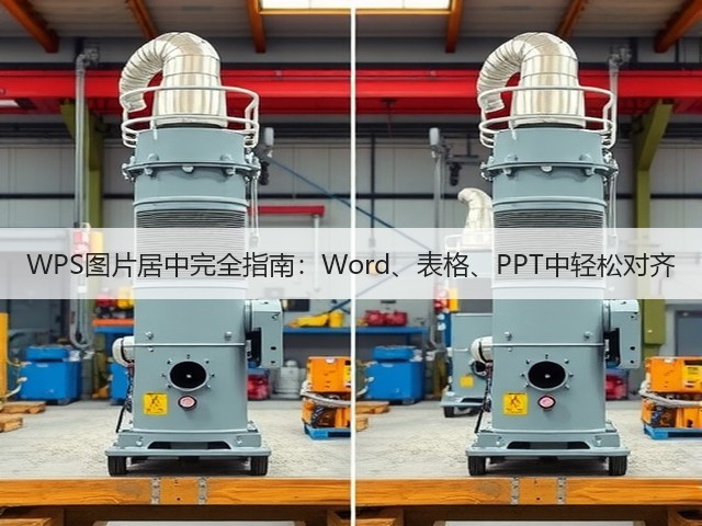 WPS图片居中完全指南:Word、表格、PPT中轻松对齐(图2) WPS图片居中完全指南:Word、表格、PPT中轻松对齐(图2)