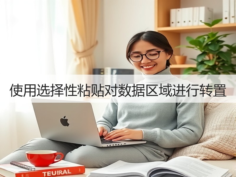 使用选择性粘贴对数据区域进行转置 - 诺云壹观办公网