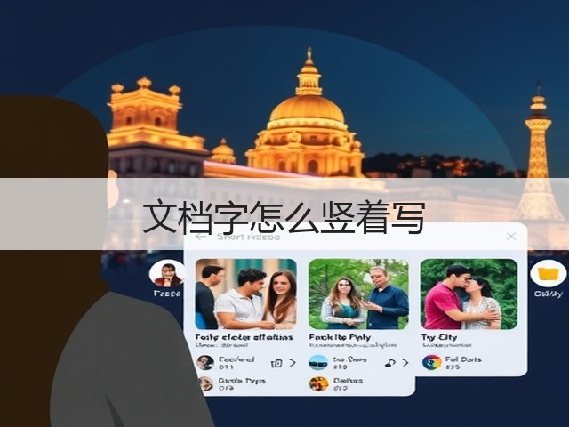 文档字怎么竖着写(图2)